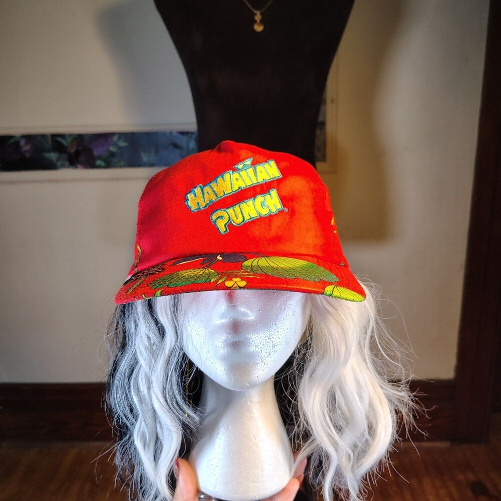 VTG Hawaiian Punch Red Snapback Hat Streetwear
